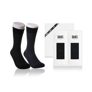 [닥스](강남점)양말 신사 면스판 장목 긴다이아 2족세트 DK24346