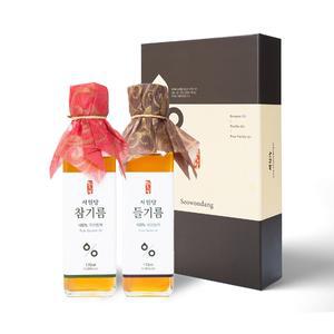 [서원당] 강원도 선물세트 1호 (참기름170ml+들기름170ml)
