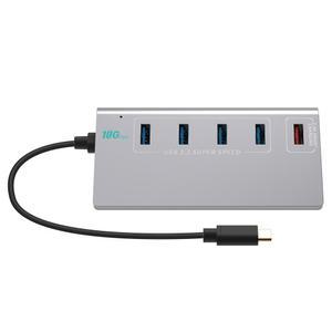 USB-C to Type-A 3.2 GEN2 10G 퀵차지 유전원 5허브 NEXT-3290TC-10G