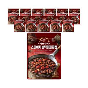 차오차이 스파이시블랙페퍼짜장 180g, 12개