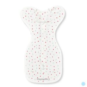 아띠빠스 신생아 아기 밤부 속싸개 스와들업 하트잎