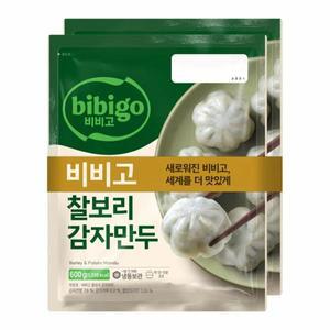 CJ 맛있는 비비고 찰보리 감자만두 600gx2개 1세트