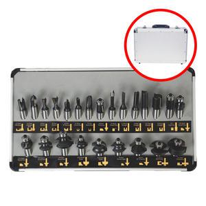 12mm 루터 비트날 세트 24pcs 케이스포함 마끼다 디월트호환 목공 루타 라우터날 셋트