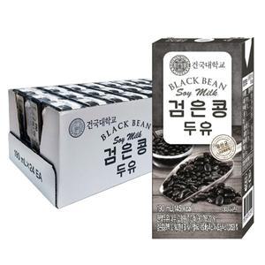 건국대학교 검은콩 두유 24팩/유산균 함유