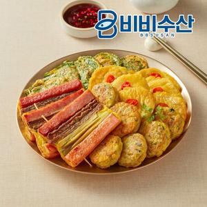 [비비수산]사옹원 명품모둠전 666g (산적, 깻잎전, 동태전, 고기완자)