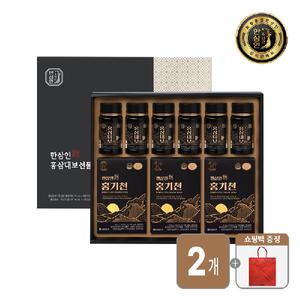 농협 한삼인 면역 피로개선 부모님 명절 선물 6년근 홍삼 대보 선물세트 진 2개+쇼핑백