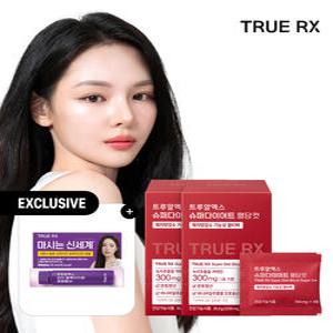 [클리오 이너뷰티] 트루알엑스 슈퍼 다이어트 혈당컷 14포 2박스 혈당케어 체지방감소 애사비 애플사이다비니거+포텐원샷1병