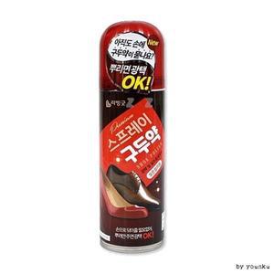구두약 200ml -H 스프레이 구두광택제 뿌리는구두약