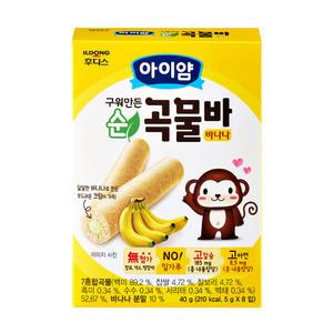 일동후디스 아이얌 구워만든 순곡물바 바나나 외