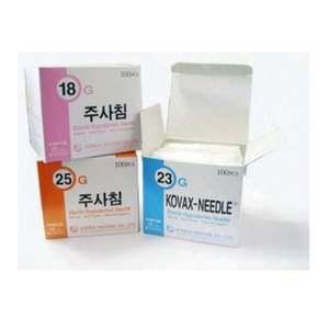 M21 니들 23G 100개입 멸균 일회용 바늘침 주사