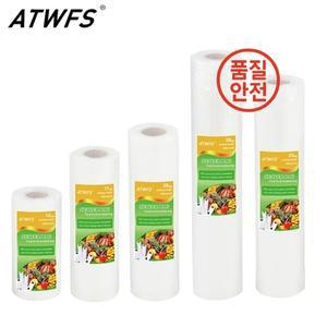 진공팩 ATWFS 진공 가방 포장 식품 보관용 실러 신선한 유지 12/17/20/25/28cm500cm 1 롤