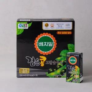 [베지밀] 검은콩고칼슘 190ml*16입