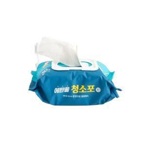 [기타]에탄올 청소포 총100매 (50포 두세트) 도톰한엠보싱 기름때 가스레인지 인덕션 청소용 얼룩 오염