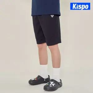 [키스포] 심플5부팬츠_블랙