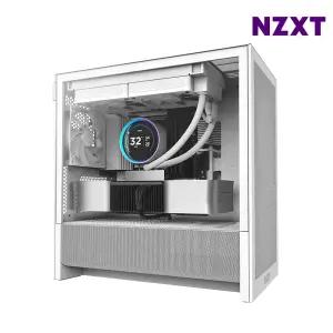 NZXT H3 FLOW 화이트미들타워케이스 PC케이스