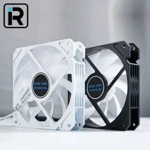 쿨링팬 컴퓨터팬 시스템쿨러 RGB 저소음 120mm팬 교체용 벌크 화이트