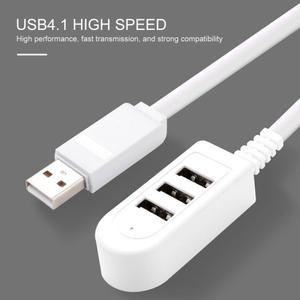 3 새로운 3포트 멀티 USB 허브 5V 분배기 충전기 연장 케이블 외부 USB3 0 1개