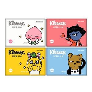 크리넥스 여행용티슈 휴대용 화장지 50매