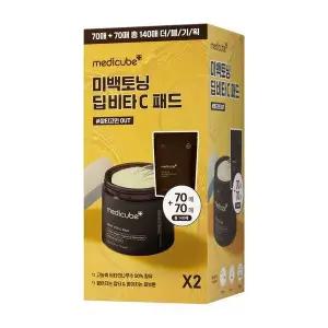 1+1 메디큐브 딥 비타 비타민 패드 C 기미 잡티 70매