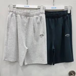 [에꼴리에]5부 쿨 양면 원턱 반바지_IC