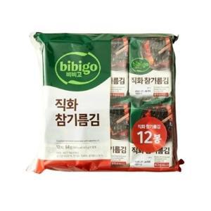 CJ 비비고 한달 직화 참기름김 54g x 4개