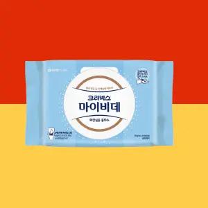 크리넥스 마이비데  물티슈 캡형 깨끗한 80매 8개