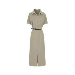 SELLY'S 페미닌벨티드플랩카라원피스_I5B-IOP032743549
