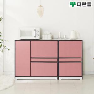 파란들가구 LPM 1400x825 도어 전자렌지대세트 주방렌지대