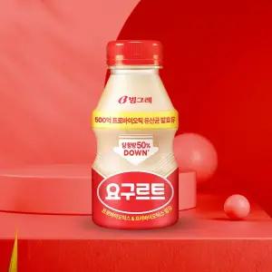 빙그레 요구르트 280ml 10개