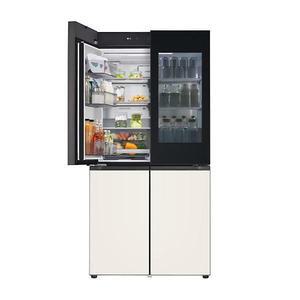 LG전자 M626GBB332S 디오스 오브제컬렉션 노크온 냉장고 Fit Max 글라스 베이지
