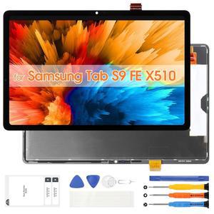 삼성 갤럭시 탭 S9 FE SM-X510 화면 교체 SM-X516B LCD 디스플레이 터치스크린 디지타이저 어셈블리(블랙, 10.9인치)용