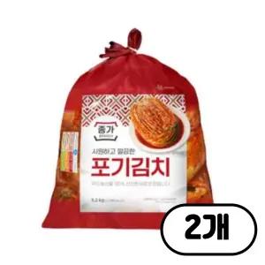 종가 종가집 중부식 포기김치 5.2kgx2