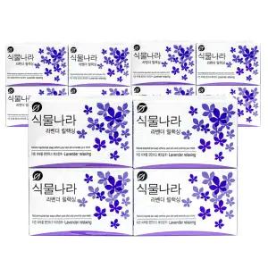 식물나라 라벤더 릴렉싱 100g 세수 비누 4입 3개