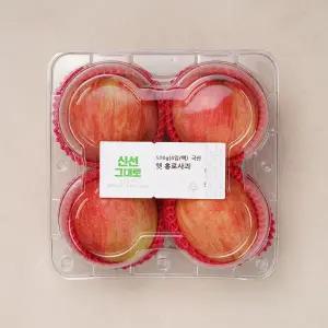 실속 햇 홍로사과 600g (4입) 팩