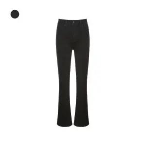 게스 여성 BLK 롱 슬림 부츠컷 데님 RP1D01J1 248438