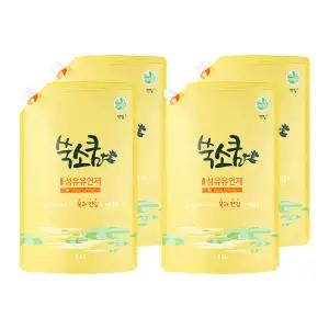 [쑥소쿰] 연잎 섬유유연제 1.6L 4개