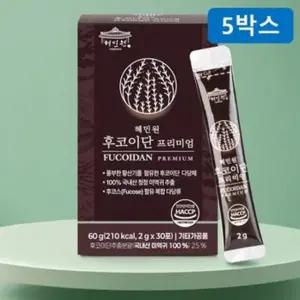 (100% 국내산 후코이단)혜민원 후코이단 프리미엄 5박스(150포)