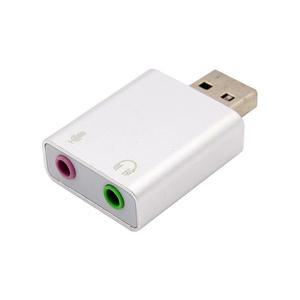 Coms USB 오디오(7.1) 컨버터 BT324/3.5 ST/Mic/Metal
