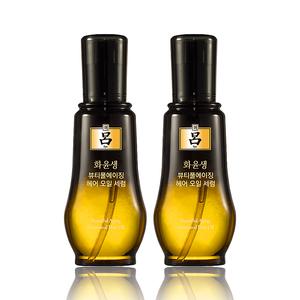 려 화윤생 뷰티풀에이징 헤어 오일 세럼 100ml + 100ml 머리영양 헤어수분에센스