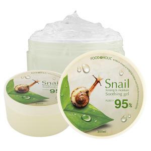 (2개)푸드어홀릭 스네일 수딩젤 300ml /달팽이뮤신 수딩겔 보습 탄력크림