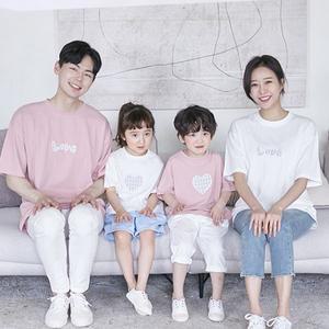 [몽피마피]하늘이 반팔 패밀리 21B08/ 패밀리룩,가족사진의상