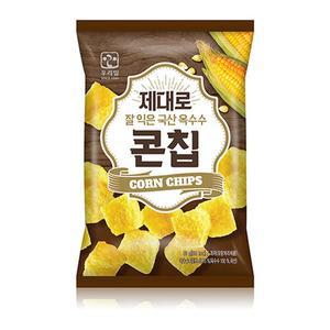 [우리밀][정기배송가능]우리밀 제대로콘칩 / 국산 옥수수 과자 건강 스낵