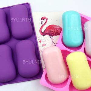 롱라운드 6구 비누몰드 diy 실리콘틀