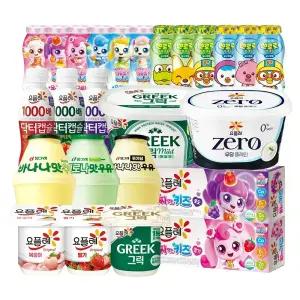 빙그레 요플레 그릭요거트 제로 무당 플레인 짜먹는 키즈 캐치티니핑 뽀로로 요구르트 프로틴 드링크 닥터캡슐 단지우유 냉장음료 모음