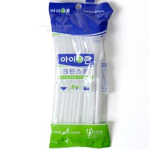 아이존 일회용 크린스푼 10P ( 재활용 숟가락 수저 스푼 용품