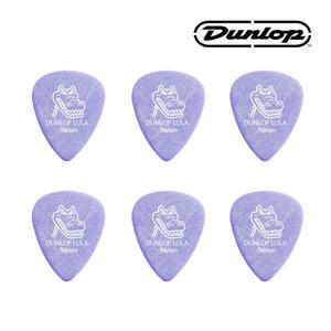 세트(6) 던롭 피크 417R.96 Gator Grip 0.96mm Dunlop