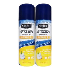 쉬크 면도용 쉐이브가드 워시앤쉐이브 폼 220mL X 2개
