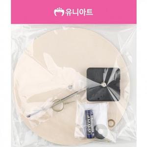 원형시계만들기세트/원목나무벽시계꾸미기재료diy키트