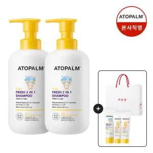 [아토팜] 키즈 프레쉬 2in1 샴푸 460ml X2