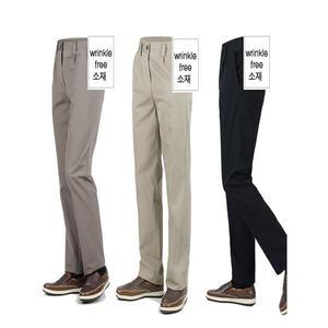 [리빌모아]신상 남자 기본일자 정통 링클프리 남성 면바지_P346162443